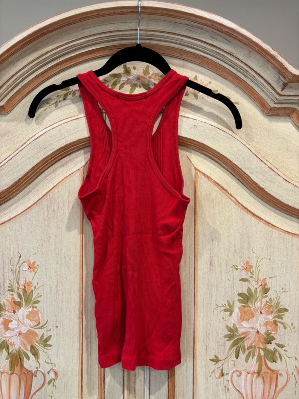 Juicy Couture red ribbed tank top Y2K vintage size small - Picture 3 of 4